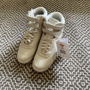 Reebok White High-Top Sneakers